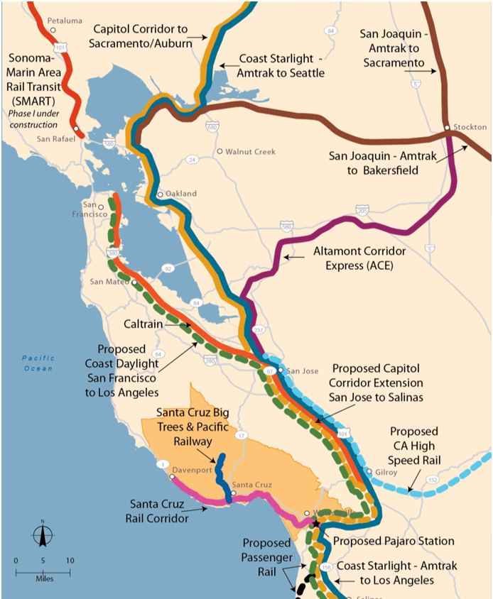 Railroads of the California Bay Area